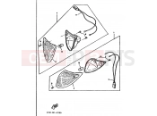 YAMAHA YE80 ZEST (4MU3) 1995 BLINKLEUCHTE