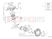DUCATI Scrambler Icon Dark CYLINDERS - PISTONS [MOD:SCR800DK]