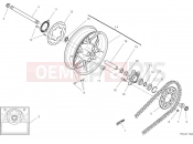 DUCATI Scrambler Icon Dark REAR WHEEL [MOD:SCR800DK]
