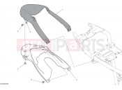 DUCATI Scrambler Urban Motard REAR MUDGUARD [MOD:SCR800UM]