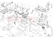DUCATI Scrambler Desert Sled Fasthouse BATTERY HOLDER [MOD:SCR800FH;XST:EUR,ROK]