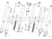 DUCATI Scrambler Desert Sled Fasthouse FRONT FORK [MOD:SCR800FH]