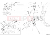 DUCATI Scrambler Desert Sled Fasthouse REAR BRAKE SYSTEM [MOD:SCR800FH]