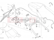 DUCATI Scrambler Desert Sled Fasthouse PLATE HOLDER [MOD:SCR800FH;XST:EUR,ROK]