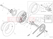 DUCATI Scrambler 1100 Tribute Pro REAR WHEEL