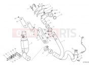 DUCATI Scrambler 1100 Tribute Pro EXHAUSRT PIPE ASSY