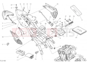 DUCATI Supersport 950 S REAR FRAME COMP.