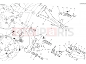 DUCATI Supersport 950 S FOOTRESTS, LEFT