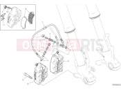 DUCATI DesertX FRONT BRAKE SYSTEM