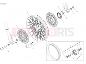 DUCATI DesertX FRONT WHEEL