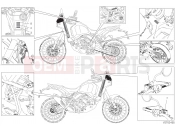 DUCATI DesertX POSITIONING PLATES [XST:JPN]