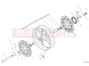 DUCATI Hypermotard 950 FRONT WHEEL