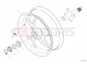 DUCATI Hypermotard 950 REAR WHEEL