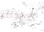 DUCATI Monster Plus FOOTRESTS, RIGHT