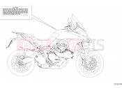 DUCATI Multistrada V2 S Travel LABEL, WARNING [XST:TWN]