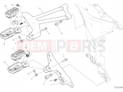 DUCATI Multistrada V2 S Travel FOOTRESTS, RIGHT