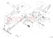 DUCATI Panigale V4 S FOOTRESTS, LEFT [XST:AUS]