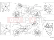 DUCATI Panigale V2 POSITIONING PLATES [XST:JPN]