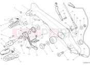 DUCATI 2023 Scrambler 1100 Sport Pro FOOTRESTS, RIGHT