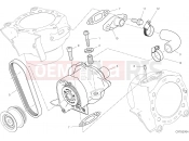 DUCATI XDiavel S WATER PUMP