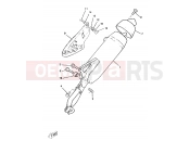 YAMAHA CW50RS BOOSTER NEXT GENERATION (4TD1) 1995 EXHAUST