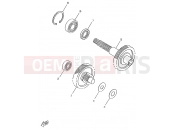 YAMAHA CW50RS BOOSTER NEXT GENERATION (4TD1) 1995 TRANSMISSION