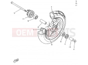 YAMAHA CW50RS BOOSTER NEXT GENERATION (4TD1) 1995 FRONT WHEEL