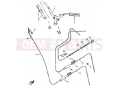 YAMAHA CW50RS BOOSTER NEXT GENERATION (4TD1) 1995 STEERING HANDLE & CABLE