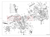 DUCATI 2017 Hypermotard 939 HALF-CRANKCASES PAIR [MOD:HYM 939]