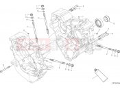 DUCATI 2019 XDiavel HALF-CRANKCASES PAIR [MOD:XDIAVEL]