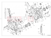 DUCATI 2019 Monster 1200 25th Anniversario HALF-CRANKCASES PAIR [MOD:M1200S25]