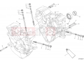 DUCATI 2021 XDiavel HALF-CRANKCASES PAIR [MOD:XDIAVEL]