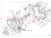 DUCATI 2022 Panigale V2 Bayliss HALF-CRANKCASES PAIR