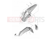 YAMAHA YZ 450 F YZ450F (B2W2) 2020 FENDER