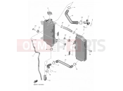 YAMAHA YZ 450 F YZ450F (B2W2) 2020 RADIATOR & HOSE