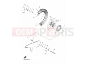 YAMAHA YZ 450 F YZ450F (B2W2) 2020 REAR WHEEL