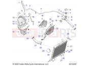INDIAN CHALLENGER LIMITED (R07) (N21LCARR) ENGINE | ENGINE, COOLING ASM. - N21LCARR ALL OPTIONS (201220C)