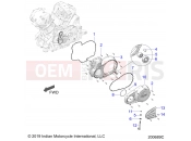INDIAN CHALLENGER STANDARD (R03) (N21LCBRR) ENGINE | ENGINE, PRIMARY COVER ASM. - N21LCBRR ALL OPTIONS (200689C)