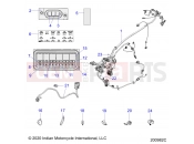 INDIAN 2021 CHIEFTAIN STANDARD 116 (R02) (N21TCBBB) ELECTRICAL » ELECTRICAL, WIRE HARNESS - ALL OPTIONS (200982C)