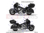 INDIAN ROADMASTER (R02) (N21TRABB) BODY » BODY, EMBLEMS/DECALS - ALL OPTIONS (900183)