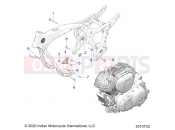 INDIAN ROADMASTER DARK HORSE (R01) (N21TKDBB) ENGINE | ENGINE, ENGINE MOUNTING - N21TKDBB ALL OPTIONS (201073C)