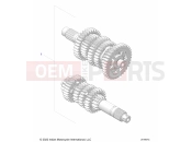 INDIAN 2021 SCOUT 1200 ALL OPTIONS (R02) - N21MSA00/MSB00 DRIVE TRAIN » DRIVE TRAIN, INPUT/OUTPUT SHAFT ASM. - ALL OPTIONS (201807C)