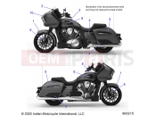 INDIAN 2022 CHALLENGER STANDARD (R02) (N22LCBRR) BODY » BODY, DECALS/EMBLEMS - ALL OPTIONS (900215)