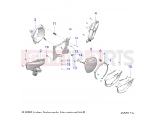 INDIAN 2022 CHALLENGER STANDARD (R02) (N22LCBRR) ELECTRICAL » ELECTRICAL, HEADLIGHT, FRONT TURN SIGNALS - ALL OPTIONS (200677C)