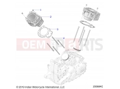 INDIAN 2022 CHALLENGER STANDARD (R02) (N22LCBRR) ENGINE » ENGINE, CYLINDER - ALL OPTIONS (200684C)