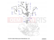 INDIAN 2022 CHALLENGER STANDARD (R02) (N22LCBRR) ENGINE » ENGINE, IGNITION, THERMOSTAT HOUSING ASM. - ALL OPTIONS (200694C)