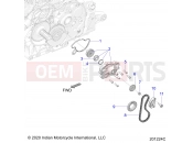 INDIAN 2022 CHALLENGER STANDARD (R02) (N22LCBRR) ENGINE » ENGINE, WATER PUMP ASM. - ALL OPTIONS (201224C)
