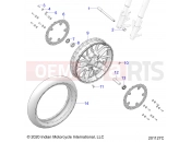 INDIAN 2022 CHALLENGER STANDARD (R02) (N22LCBRR) WHEEL » WHEEL, FRONT - ALL OPTIONS (201227C)