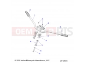 INDIAN CHIEF 111 ALL OPTIONS (R03) - N22DMBAG/DMCAG STEERING | STEERING, HANDLEBAR MOUNTING and GRIPS - N22DMBAG/DMCAG ALL OPTIONS (201263C)