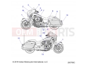 INDIAN 2020 CHIEFTAIN PREMIUM (R06) (N20TCABB) BODY » BODY, EMBLEMS/DECALS - ALL OPTIONS (200756C)